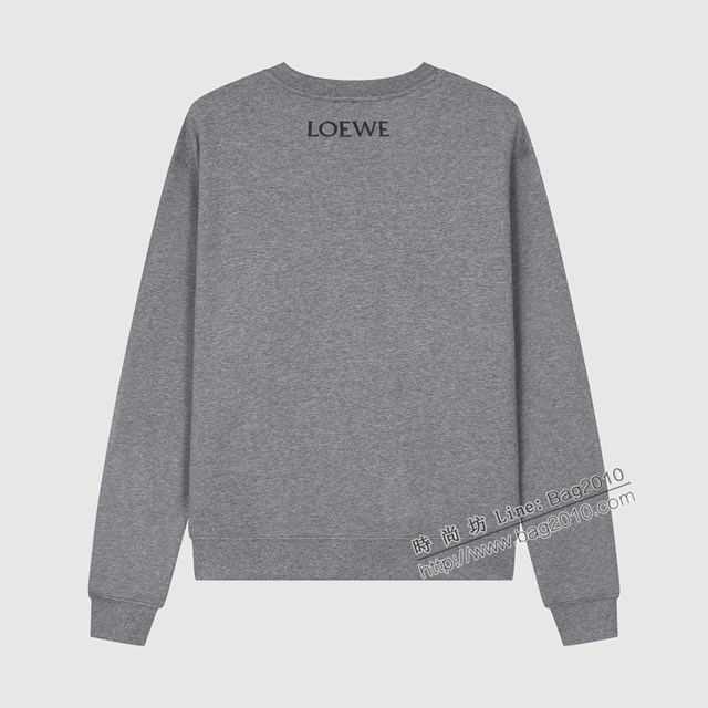 Loewe專櫃羅意威2023FW新款立體壓花工藝衛衣 男女同款 tzy3095